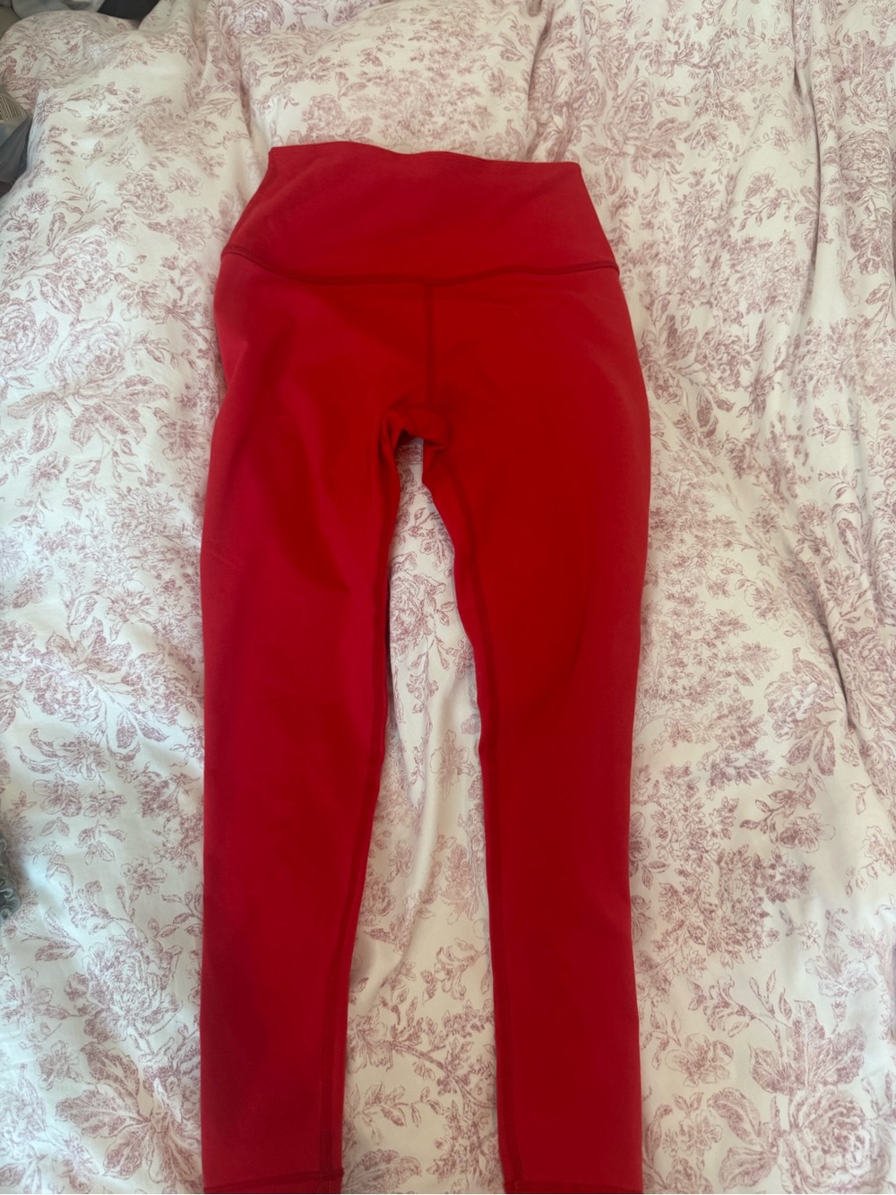 Beyond Yoga Red High-Rise Leggings